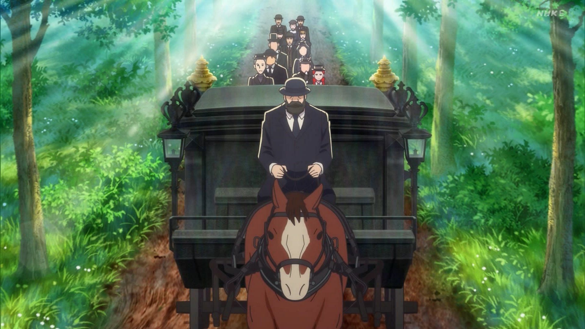 Matthew Cuthbert's funeral (Image via The Answer Studio)